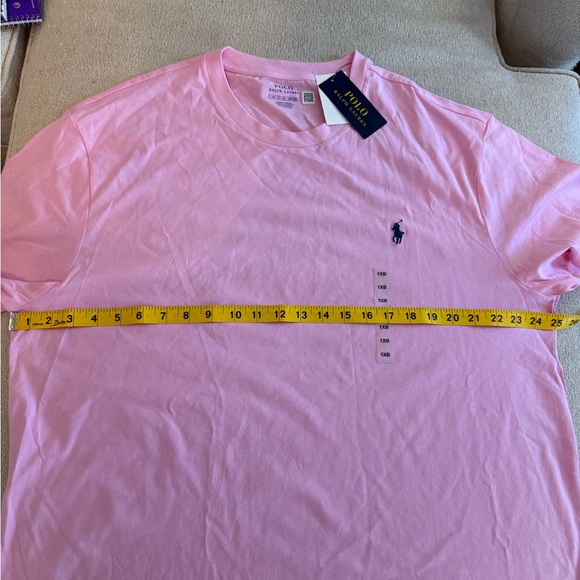 Polo by Ralph Lauren Light Pink Short Sleeve Tee New Clean 1XB Spring Break XL - Picture 8 of 10